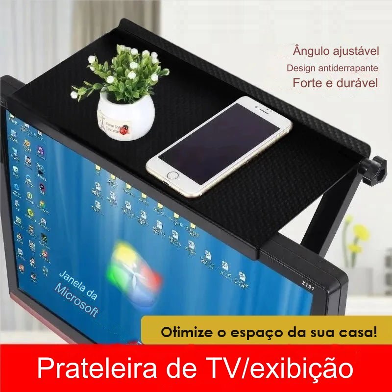 Suporte Organizador para Armazenamento Superior para Hacks e TVs