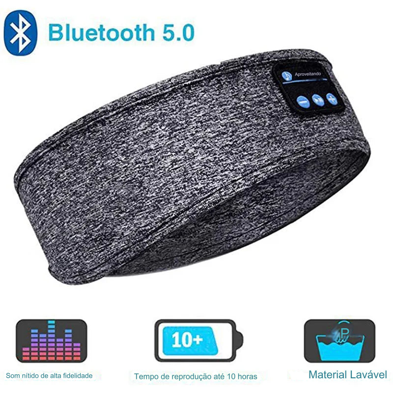 Fones de Ouvido Estilo Bandana com Bluetooth