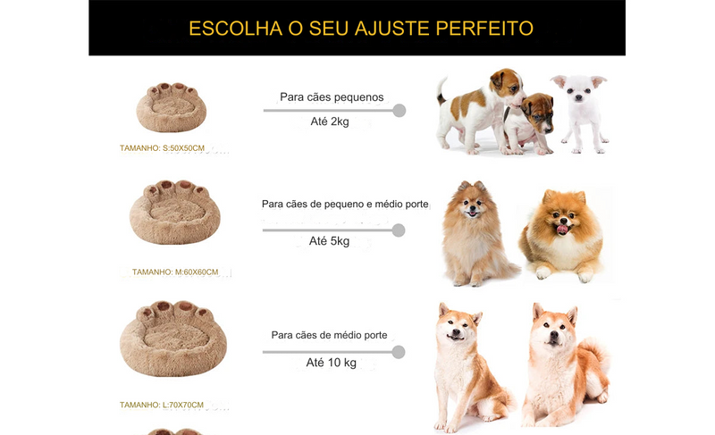 Cama para Animais de Estimação