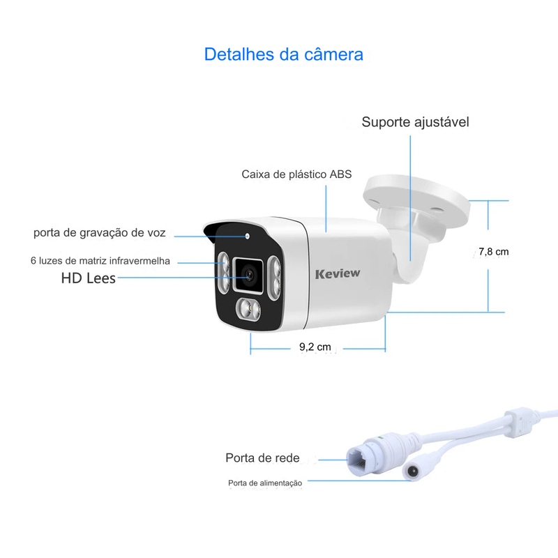 Câmera de Vigilância com Detector de Movimentos