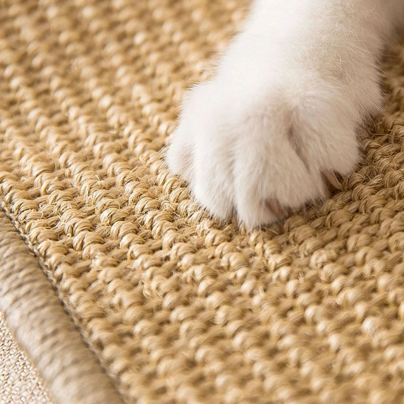 Protetor de Sofá para Gatos com Arranhador de Sisal e Fecho de Velcro